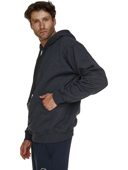 Sweatshirt with Hood Anthracite