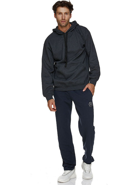 Sweatshirt with Hood Anthracite