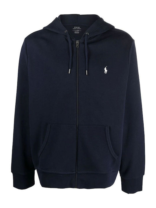 Sweatshirt with Hood Navy Blue