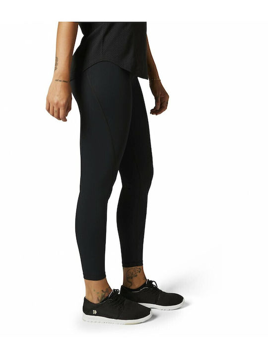 Detour Women's Long Training Legging High Waisted Fleece Lining Black
