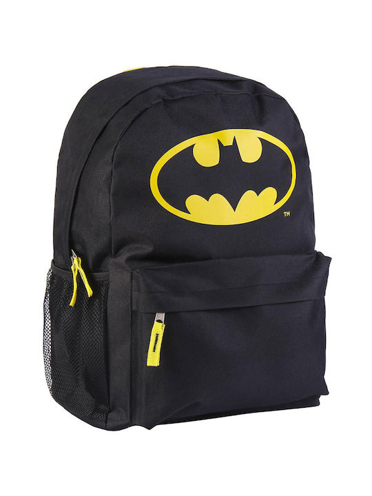 DC Batman Schulranzen Rucksack Kindergarten Schwarz mit Flaschenhalter