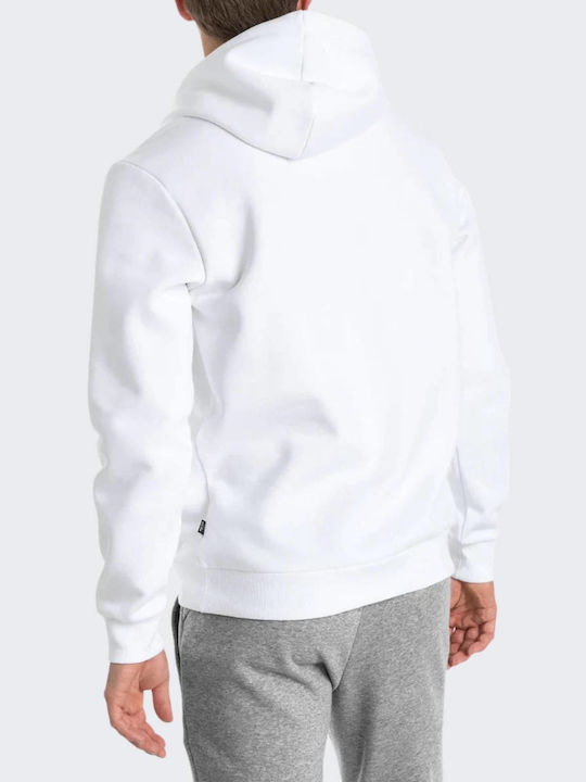 Big Logo Sweatshirt With Hood White