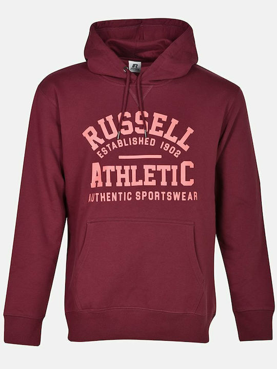 Sweatshirt mit Kapuze Burgundisch