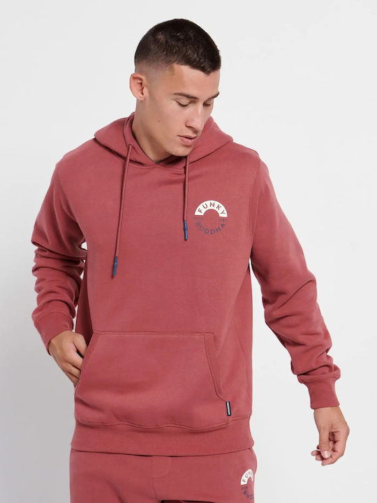 Hoodie with Dusty Rose Colour