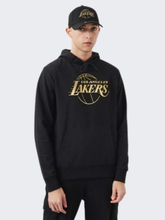 Los Angeles Lakers Φούτερ με Κουκούλα Μαύρο
