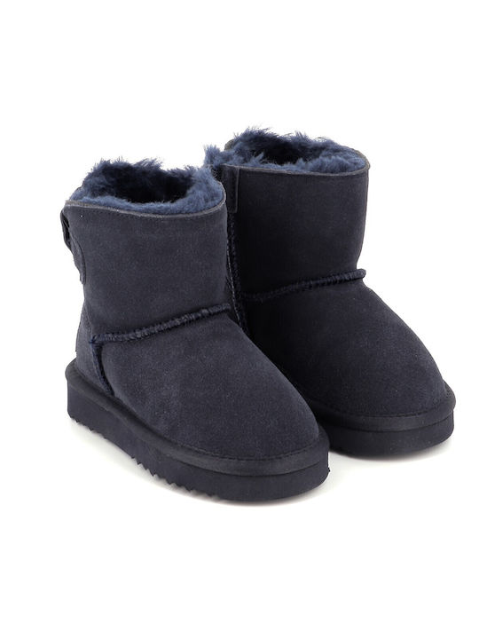 Lelli Kelly Isabella Kids Suede Boots Navy Blue