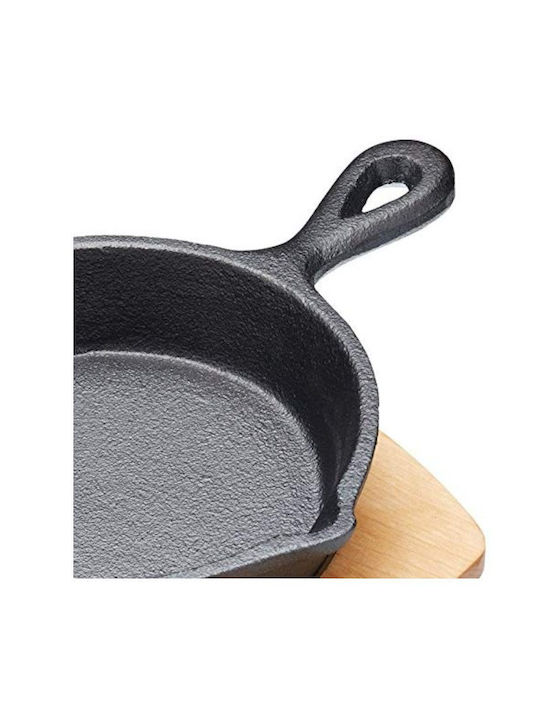 Kitchen Craft Saganaki din Fontă Negru 11cm