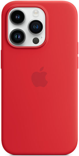 Apple Back Cover Silicon (PRODUCT)RED (iPhone 14 Pro)