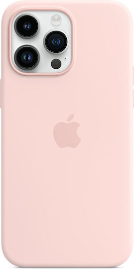 Apple Silicone Case with MagSafe Back Cover Silicone Chalk Pink (iPhone 14 Pro Max)
