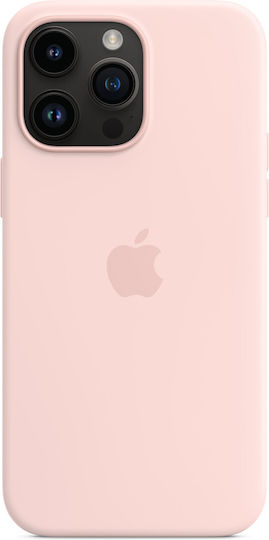 Apple Silicone Case with MagSafe Back Cover Silicone Chalk Pink (iPhone 14 Pro Max)