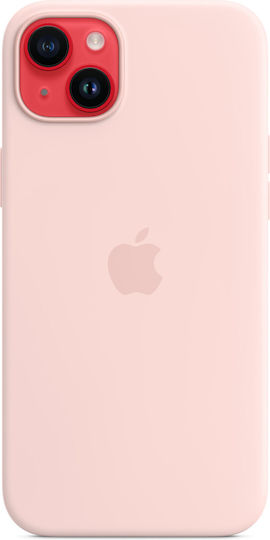 Apple Umschlag Rückseite Silikon Chalk Pink (iPhone 14 Plus)