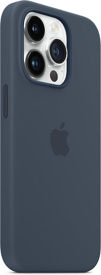 Apple Silicone Case with MagSafe Back Cover Silicon Storm Blue (iPhone 14 Pro)