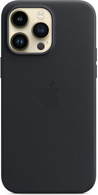 Apple Leather Case with MagSafe Umschlag Rückseite Leder Midnight (iPhone 14 Pro Max) MPPM3ZM/A