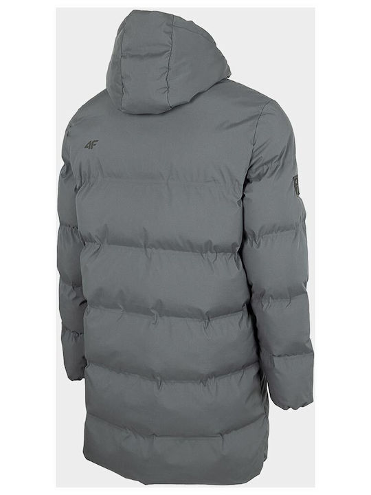 4F Herren Winter Jacke Puffer Gray