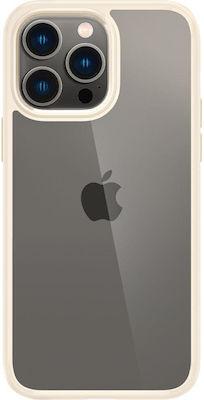 Spigen Ultra Hybrid Plastic / Silicone Back Cover Sand Beige (iPhone 14 Pro Max)