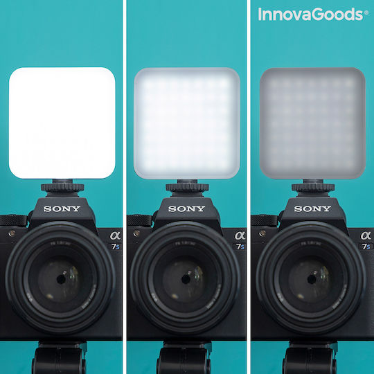 InnovaGoods Selfie Stick Τρίποδο Κινητού Bluetooth με Φωτισμό Μαύρο