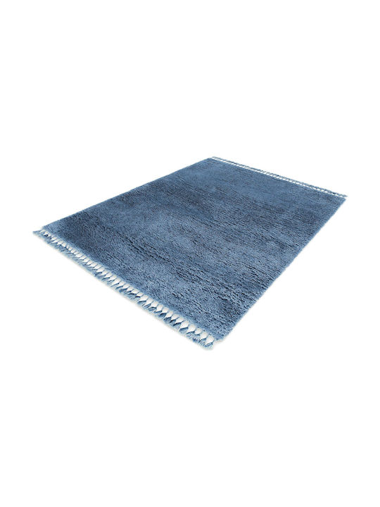 Tzikas Carpets 80067-032 Teppich Rechteckig mit Fransen 035 Blau