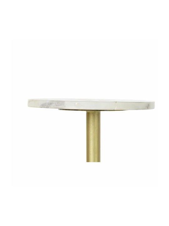 Round Metal Side Table Gold L27xW27xH62cm