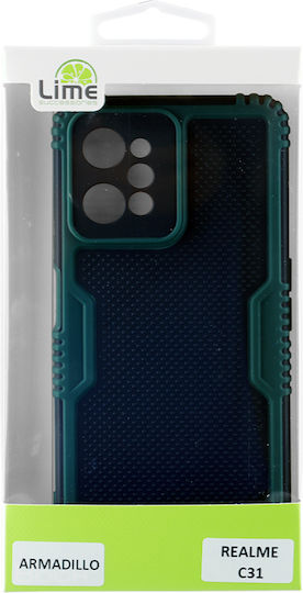 Lime Armadillo Camera Guard Back Cover Πλαστικό Πράσινο (Realme C31)