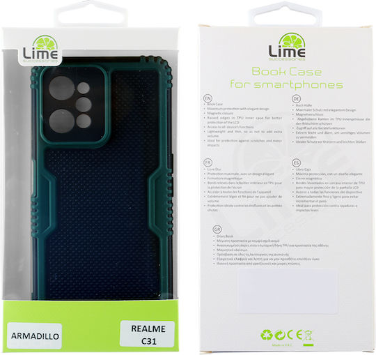 Lime Armadillo Camera Guard Back Cover Πλαστικό Πράσινο (Realme C31)