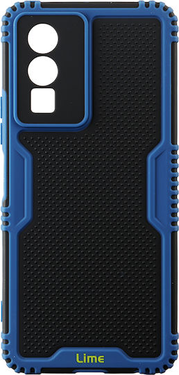 Lime Armadillo Camera Guard Back Cover Plastic Albastru (Vivo Y76 5G)