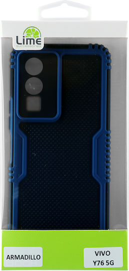 Lime Armadillo Camera Guard Back Cover Plastic Albastru (Vivo Y76 5G)