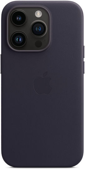 Apple Leather Case with MagSafe Back Cover Leather Ink (iPhone 14 Pro)