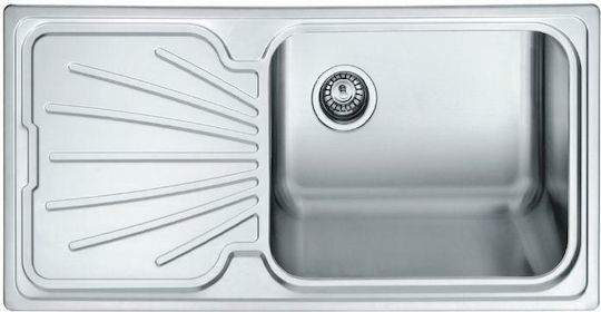 Macart Silk D-100 Ένθετος Inox Σατινέ Μ100xΠ50cm Ασημί