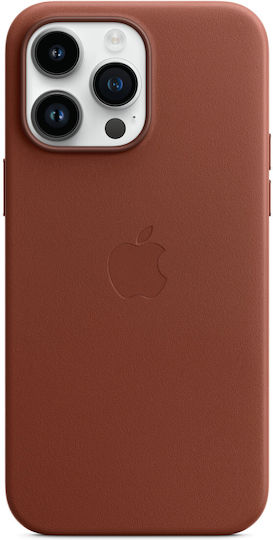 Apple Back Cover Leather Umber (iPhone 14 Pro Max)