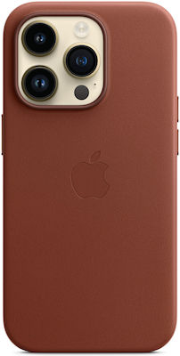 Apple Leather Case with MagSafe Coperta din spate Piele Umber (iPhone 14 Pro) MPPK3ZM/A