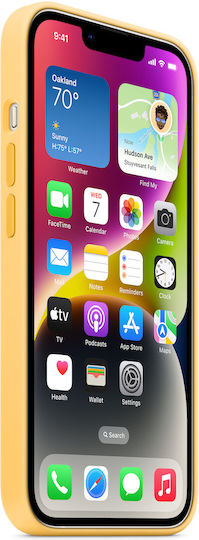 Apple Back Cover Silicon Sunglow (iPhone 14)