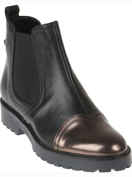 Leather Women's Chelsea Boots Black