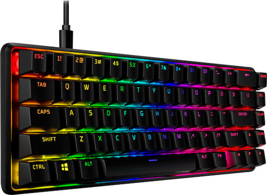 HyperX Alloy Origins 65 Gaming Mechanical Keyboard 65% with HyperX Aqua switches and RGB lighting (English US)