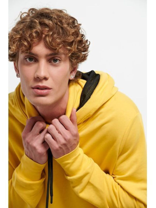 Sweatshirt with Hood Yellow