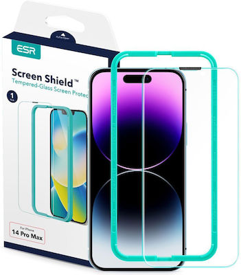ESR Screen Shield Vollflächig gehärtetes Glas (iPhone 14 Pro Max)