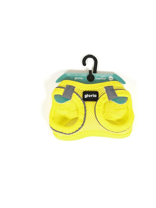 Gloriapets Hundegeschirr Weste Air Mesh Trek Star Gelb XXX-klein 18-20cm S6102102