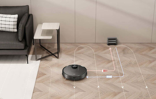 Viomi V2 Max Robot Vacuum Cleaner with Laser Mapping and Suction Power 2400Pa Gray