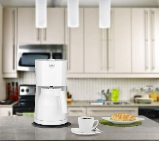 Melitta Enjoy Therm Καφετιέρα Φίλτρου 900W White