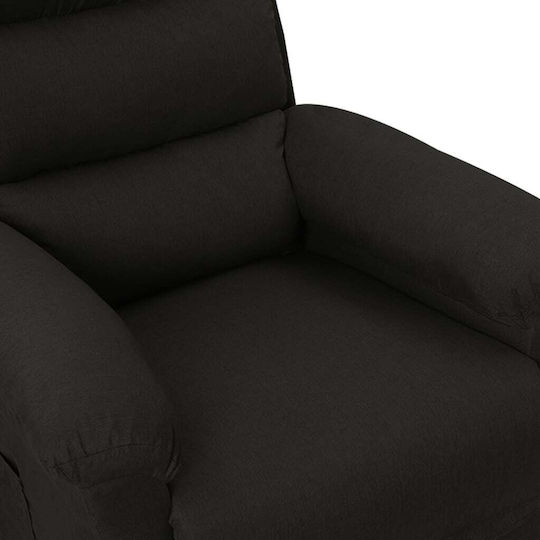 Fotoliu Relax cu Puf Negru 74x92x101.5cm