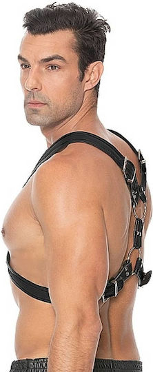 Shots Ouch Scottish Harness Black