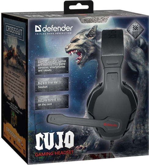 Defender Cujo Over Ear Gaming Headset με σύνδεση 2x3.5mm