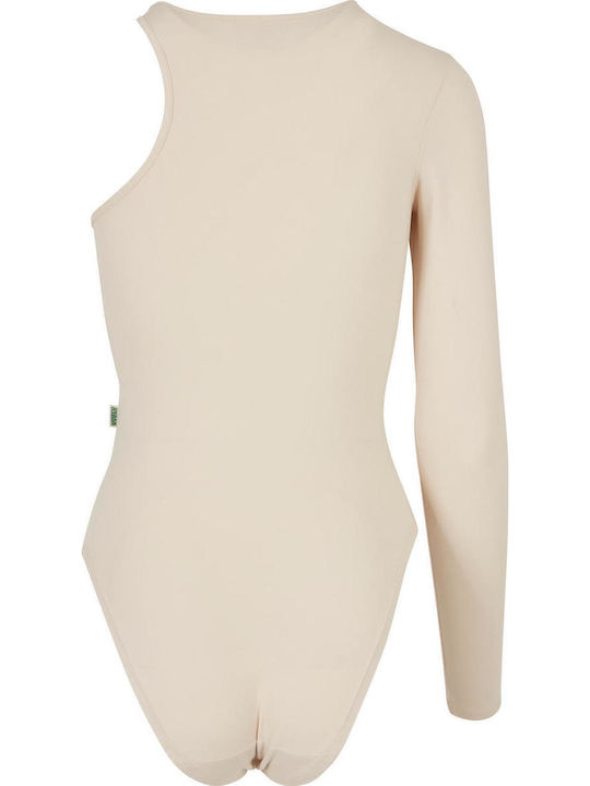 Frauen Bodysuit White Sand