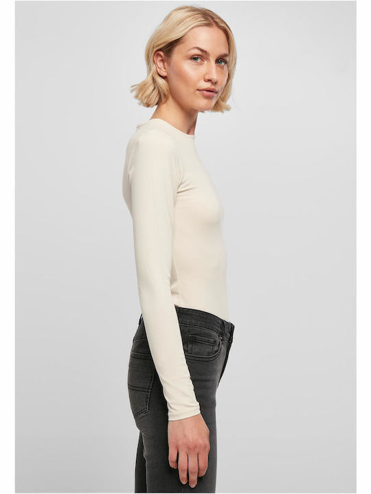 Frauen Bodysuit White Sand