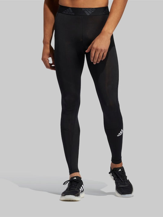 adidas Techfit Ανδρικό Αθλητικό Κολάν Compression Μακρύ Μαύρο