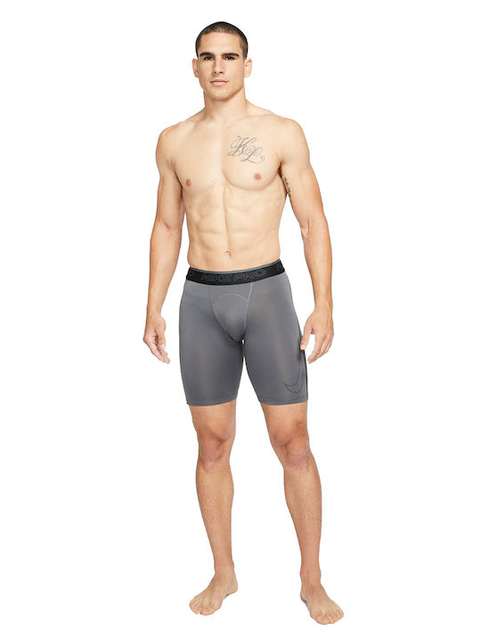 Nike Pro Dri-Fit Men's Sports Short Leggings Gray