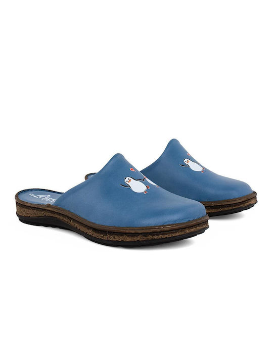 Castor Anatomic 3314 Anatomic Leather Women's Slippers Denim