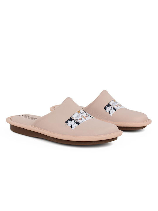 Castor Anatomic 3124 Anatomic Leather Women's Slippers Nude