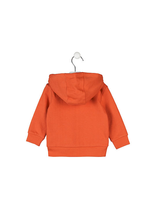 Losan Kinder-Sweatjacke mit Kapuze Orange