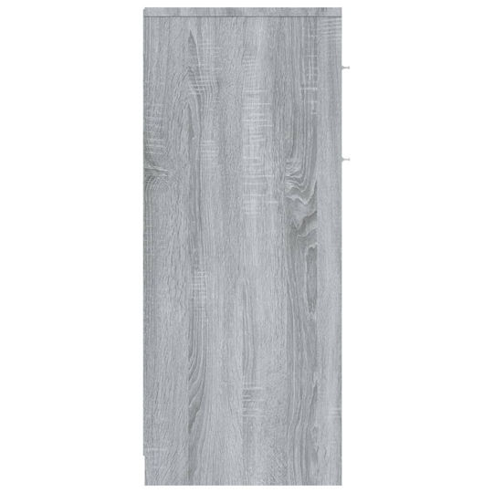 vidaXL Cabinet de baie L60xA33xÎ80cm Sonoma