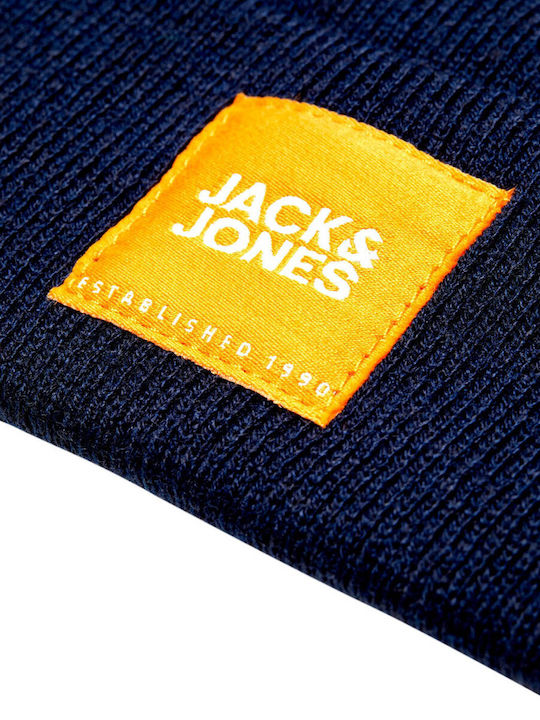 Jack & Jones Beanie Männer Beanie Gestrickt in Marineblau Farbe